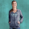 Cherished Girl Grace &amp; Truth Love Like Jesus Christian Long Sleeve Hoodie T-Shirt