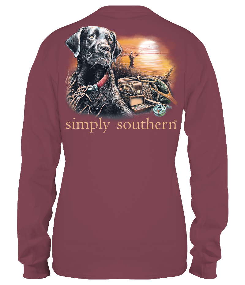 SALE Simply Southern Lake Dog Long Sleeve Unisex T-Shirt