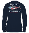 Simply Southern USA Tuna Fish Long Sleeve Unisex T-Shirt