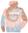 Simply Southern Sand Logo Turtle Tie dye Pullover Hoodie T-Shirt