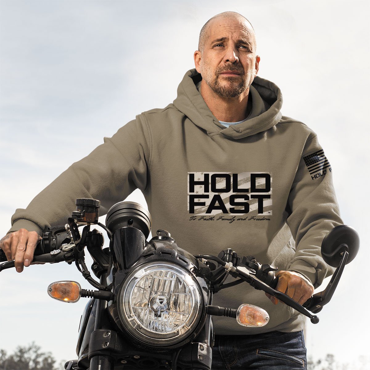 Hold Fast Logo USA Unisex Hoodie T Shirt