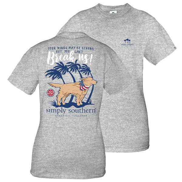 SALE Simply Southern Preppy Hurricane Winds Can't Break Us T-Shirt