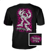 Country Life Outfitters Hunter Chick Black &amp; Pink Cheetah Deer Head Hunt Vintage Bright T Shirt - SimplyCuteTees