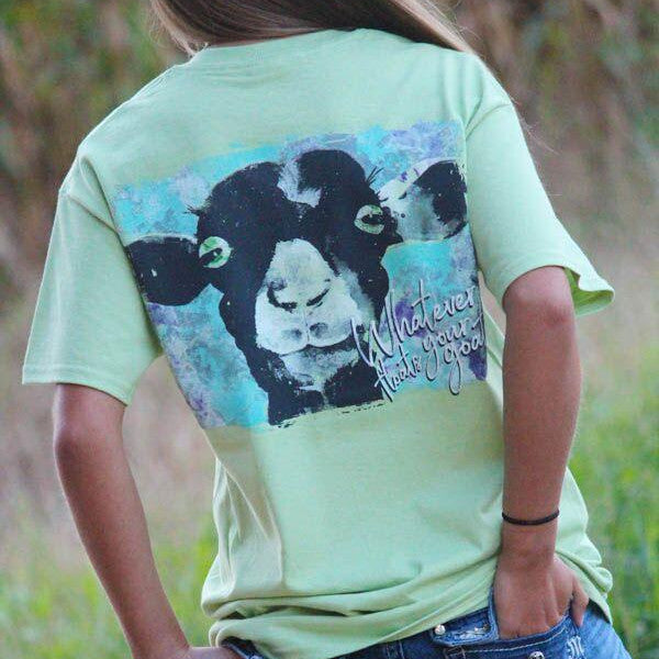 SALE Sassy Frass Whatever Floats Your Goat Watercolor Goat T-Shirt