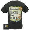 Girlie Girl Originals Preppy Happiness Blooms From Within Faith T-Shirt