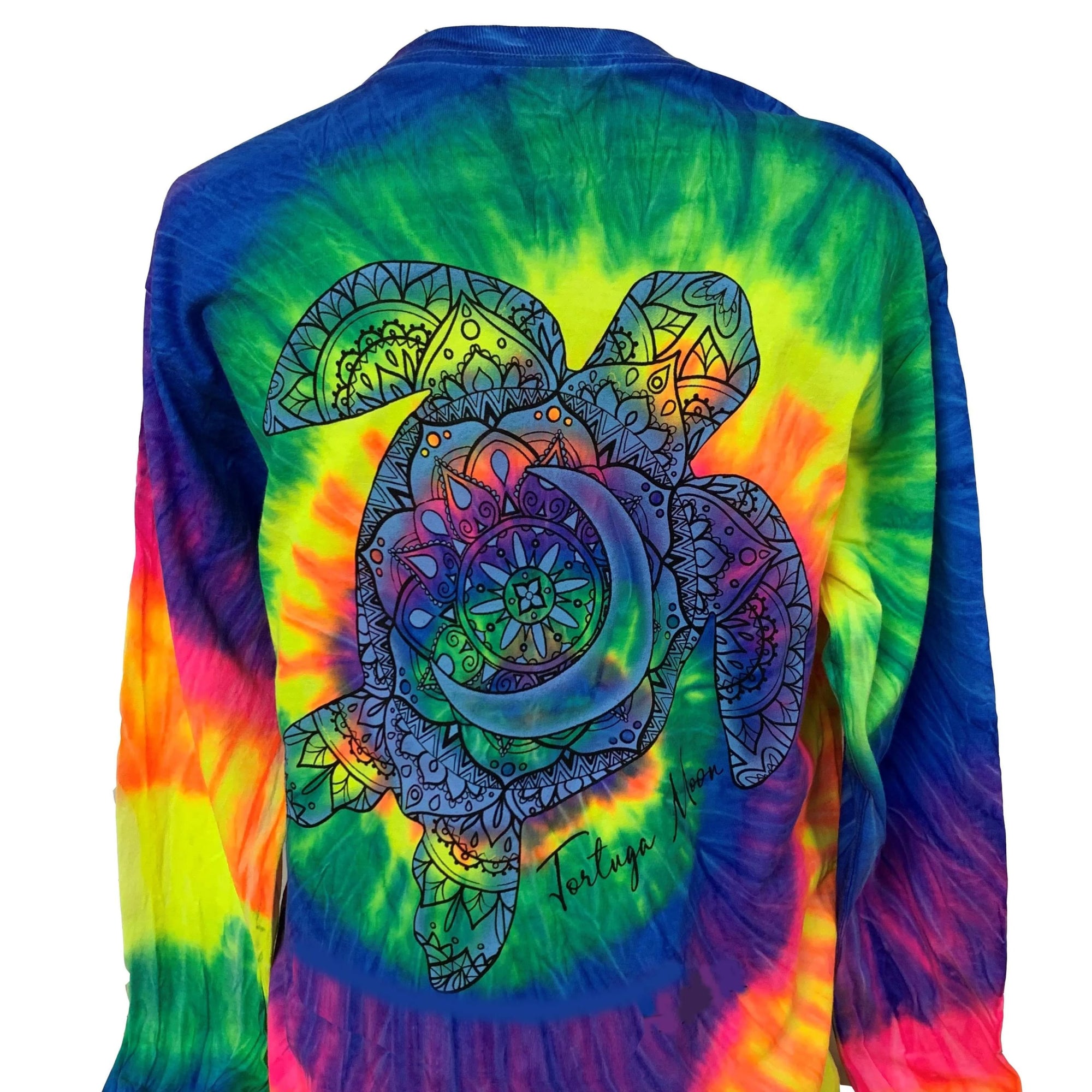 Southern Attitude Tortuga Moon Turtle Tie Dye T-Shirt