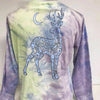 SALE Southern Attitude Tortuga Moon Mandala Dream Deer Grape Tie Dye Long Sleeve T-Shirt