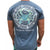 Southern Attitude Crab Compass Indigo Unisex T-Shirt