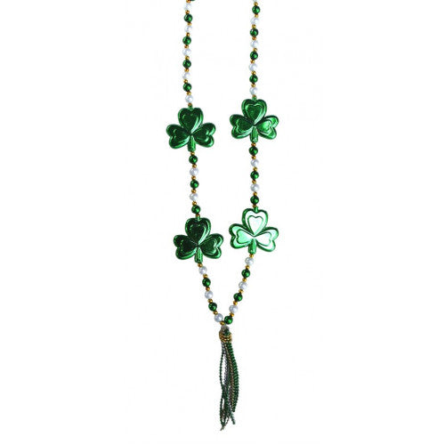 IRISH ST.PATRICK'S SHAMROCK TASSEL BEADS 3 PACK