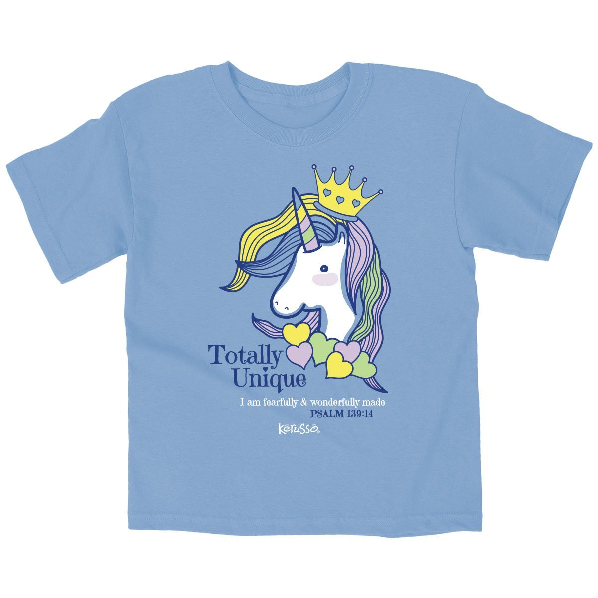 Cherished Girl Totally Unique Unicorn Christian Toddler Youth Bright T Shirt