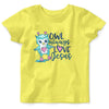 Kerusso Owl Always Love Jesus Christian Baby Toddler Youth Bright T Shirt