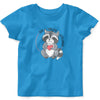 Kerusso Jesus Loves this Little Rascal Raccoon Christian Baby Toddler Youth Bright T Shirt