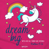 Cherished Girl Dream Big Unicorn Christian Toddler Youth T-Shirt