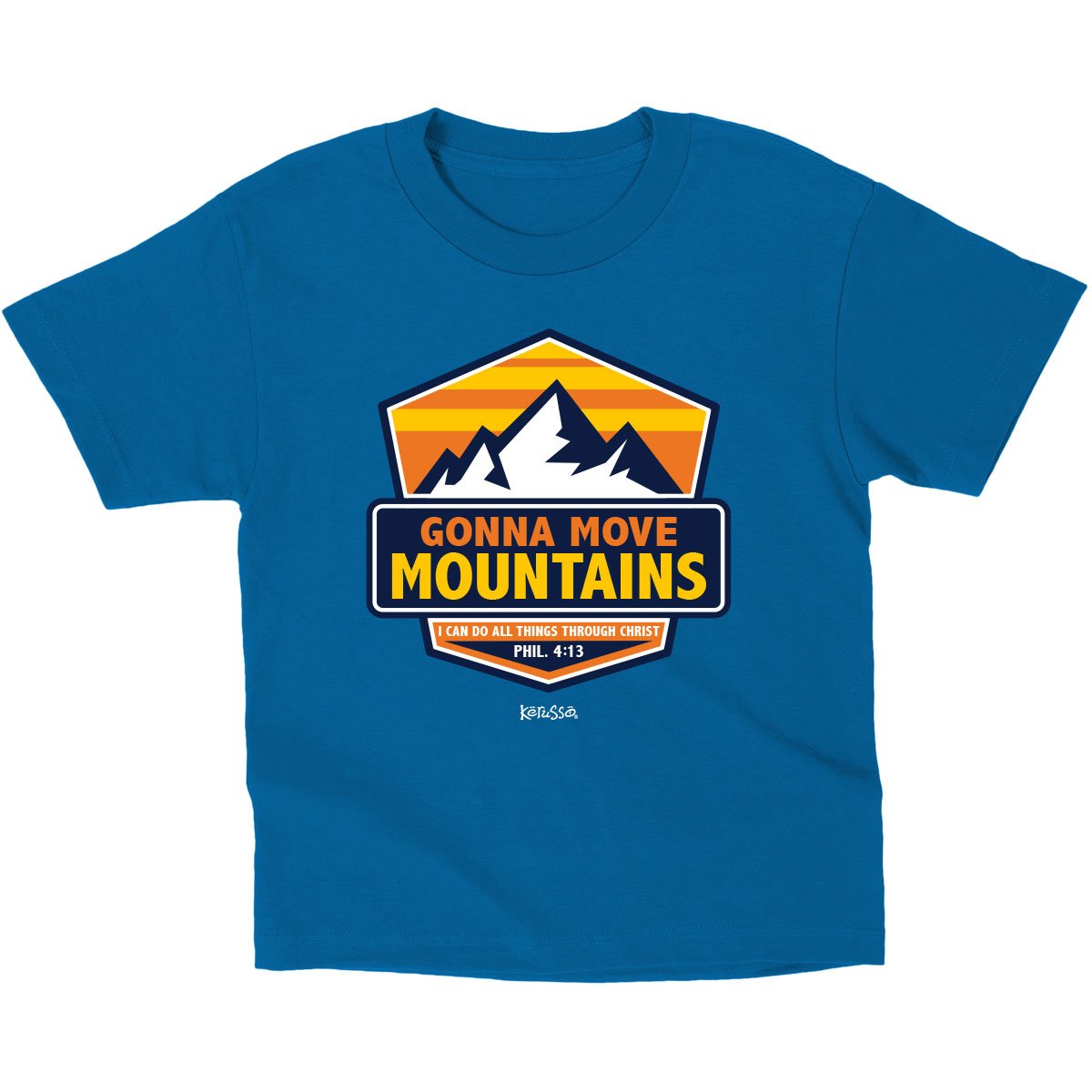 Kerusso Kids Gonna Move Mountains Christian Toddler Youth T-Shirt