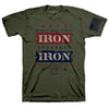 Hold Fast Iron Sharpens Iron Christian Unisex Bright T Shirt