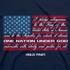 Hold Fast USA Pledge Flag Christian Unisex T-Shirt
