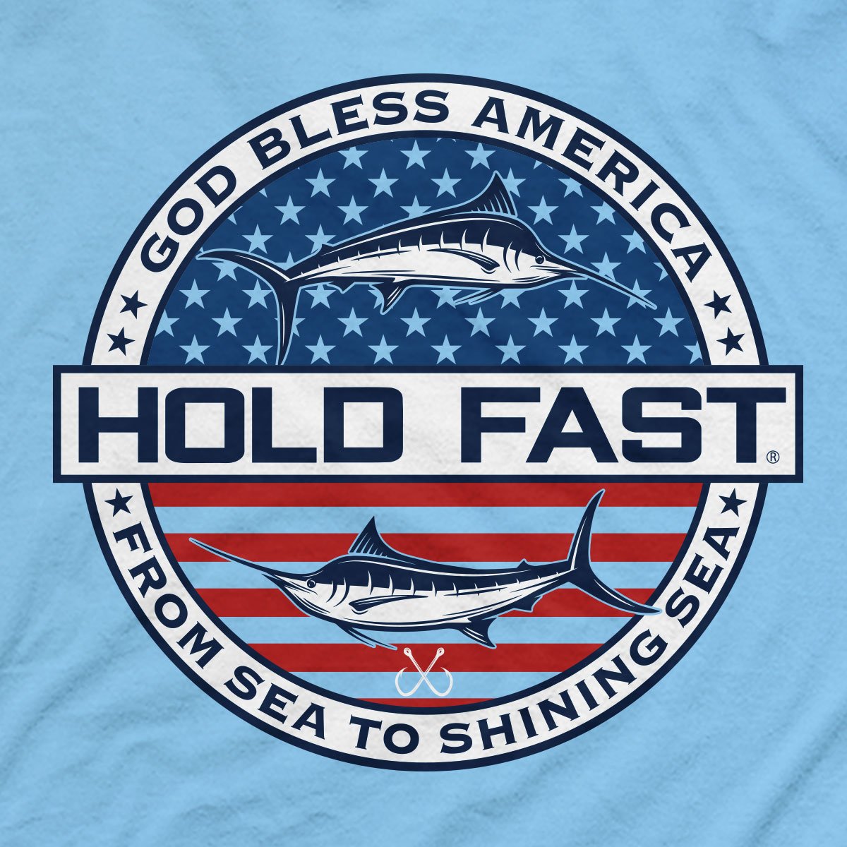 Hold Fast USA Sea To Shining Sea Christian Unisex T-Shirt
