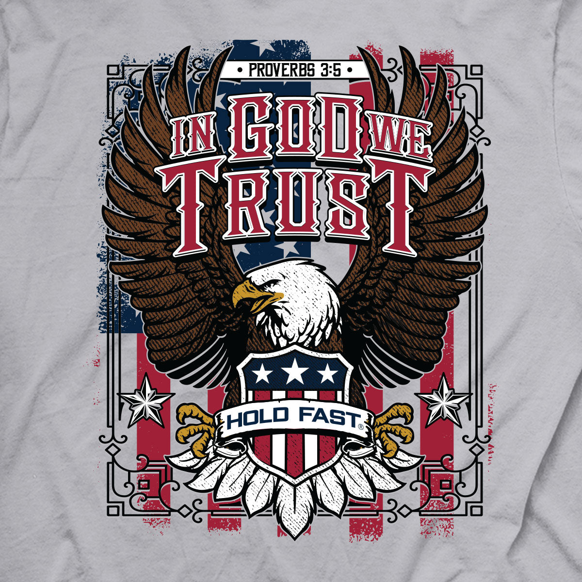 Hold Fast Trust Eagle USA Unisex T-Shirt