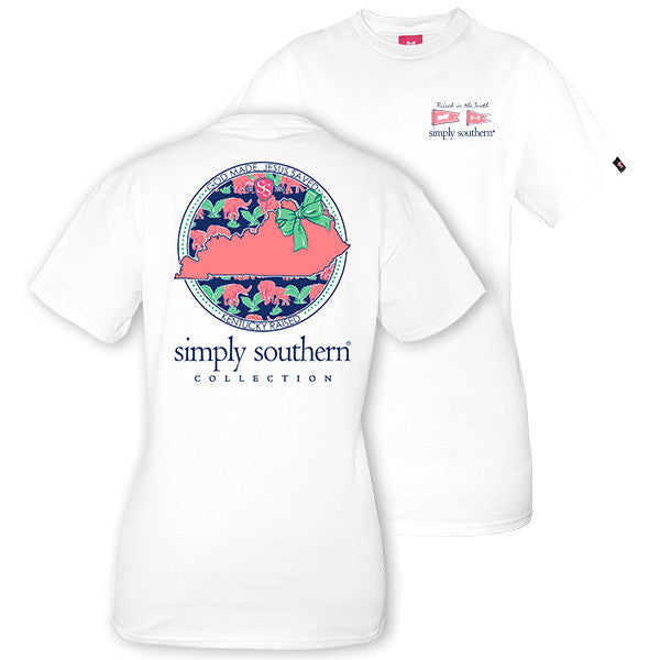 SALE Simply Southern God Made Jesus Saved Kentucky Raised T-Shirt