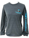 Country Life Preppy Blue Just Hanging Heifer Long Sleeve T-Shirt