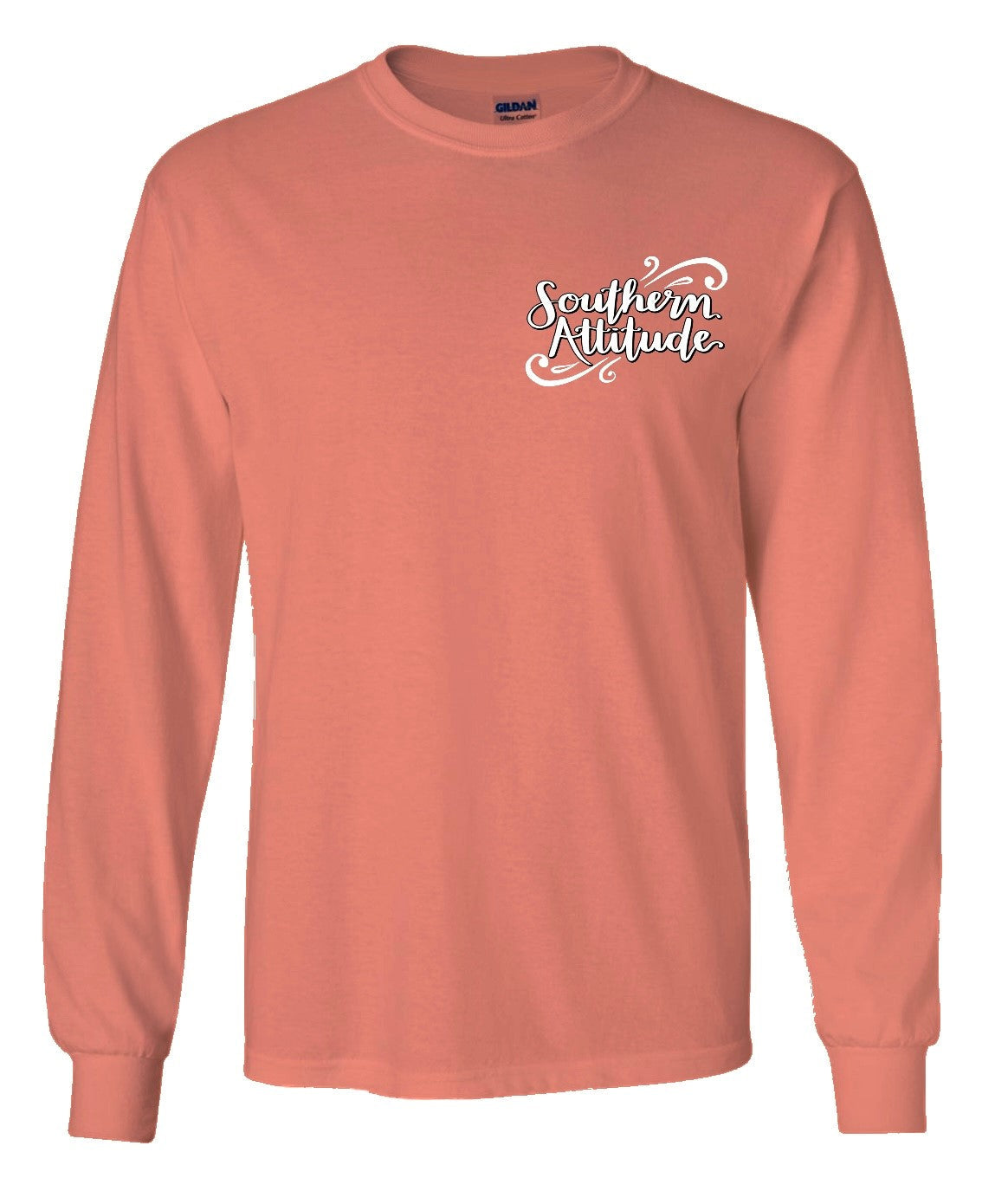 Southern Attitude Everything&#39;s Fine Cat Long Sleeve T-Shirt