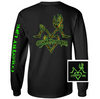 Country Life Outfitters Black &amp; Green Deer Kiss Heart Love Hunt Vintage Long Sleeve Bright T Shirt - SimplyCuteTees