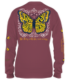 Simply Southern Preppy Butterfly Logo Long Sleeve T-Shirt