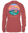 SALE Simply Southern Preppy Camp Mountains Fall Long Sleeve T-Shirt