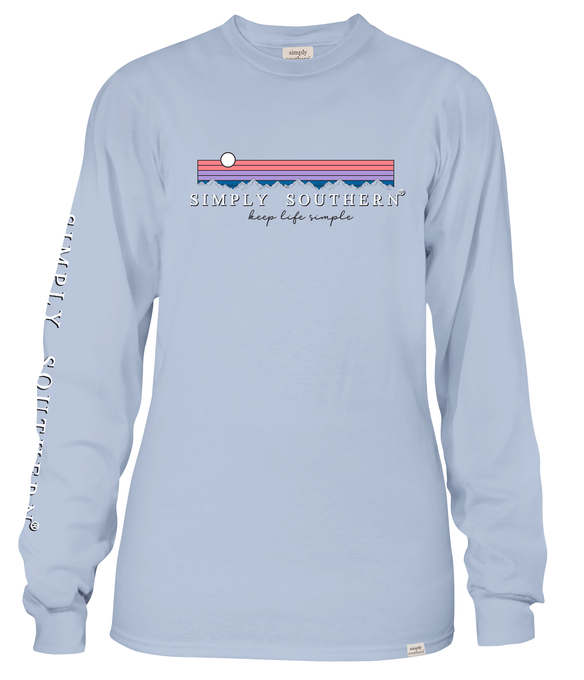 SALE Simply Southern Camp Dogs Mountains Long Sleeve T-Shirt