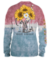 SALE Simply Southern Preppy Carpe Diem Sunflowers Long Sleeve T-Shirt