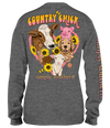 Simply Southern Country Chick Cow Pig Goat Long Sleeve T-Shirt