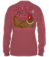 Simply Southern Preppy Stay Classy Chicken Long Sleeve T-Shirt