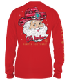 Simply Southern Cowboy Santa Holiday Long Sleeve T-Shirt