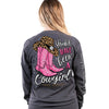 Simply Southern Preppy Leopard Cowgirl Long Sleeve T-Shirt