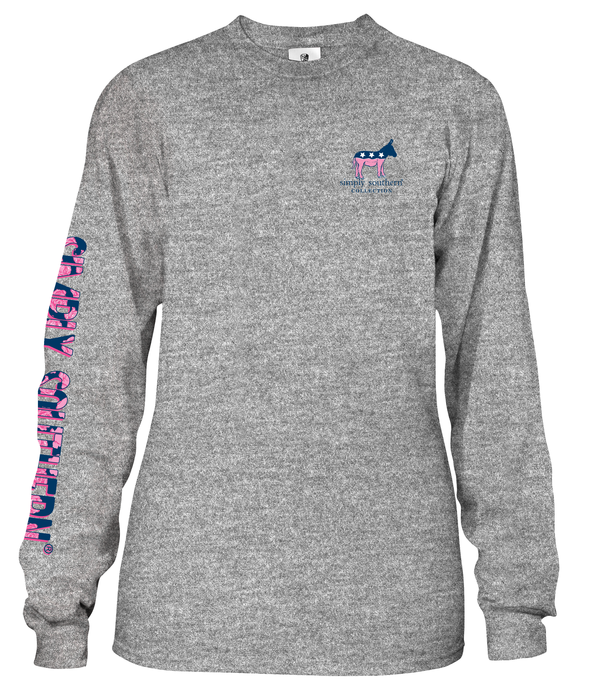 SALE Simply Southern Land Of Liberty Democrat USA Long Sleeve T-Shirt