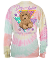 Simply Southern Retro Dog Lover Tie Dye Long Sleeve T-Shirt