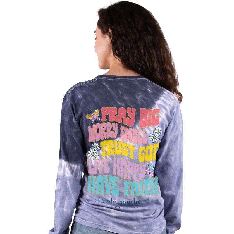 Simply Southern Live Happy Have Faith Long Sleeve T-Shirt