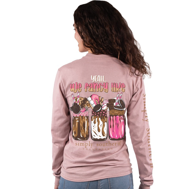 Simply Southern We Fancy Like Long Sleeve T-Shirt