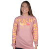 Simply Southern Classy Peachy Bougie Long Sleeve T-Shirt