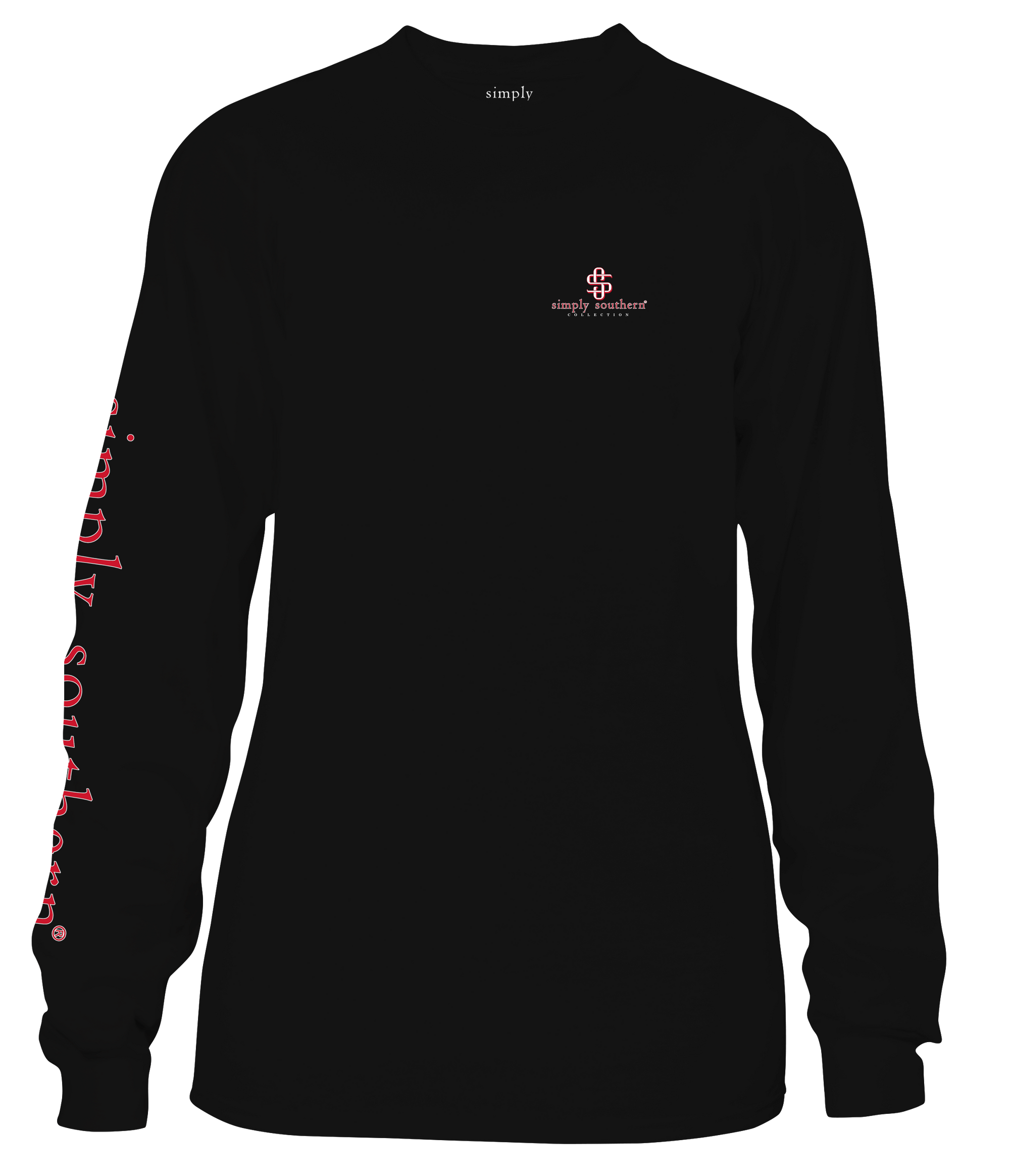 SALE Simply Southern Farm Christmas Holiday Long Sleeve T-Shirt