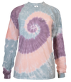 SALE Simply Southern Fur Mom Sunflower Tie Dye Long Sleeve T-Shirt