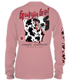 Simply Southern Georgia Girl Cow Print Long Sleeve T-Shirt