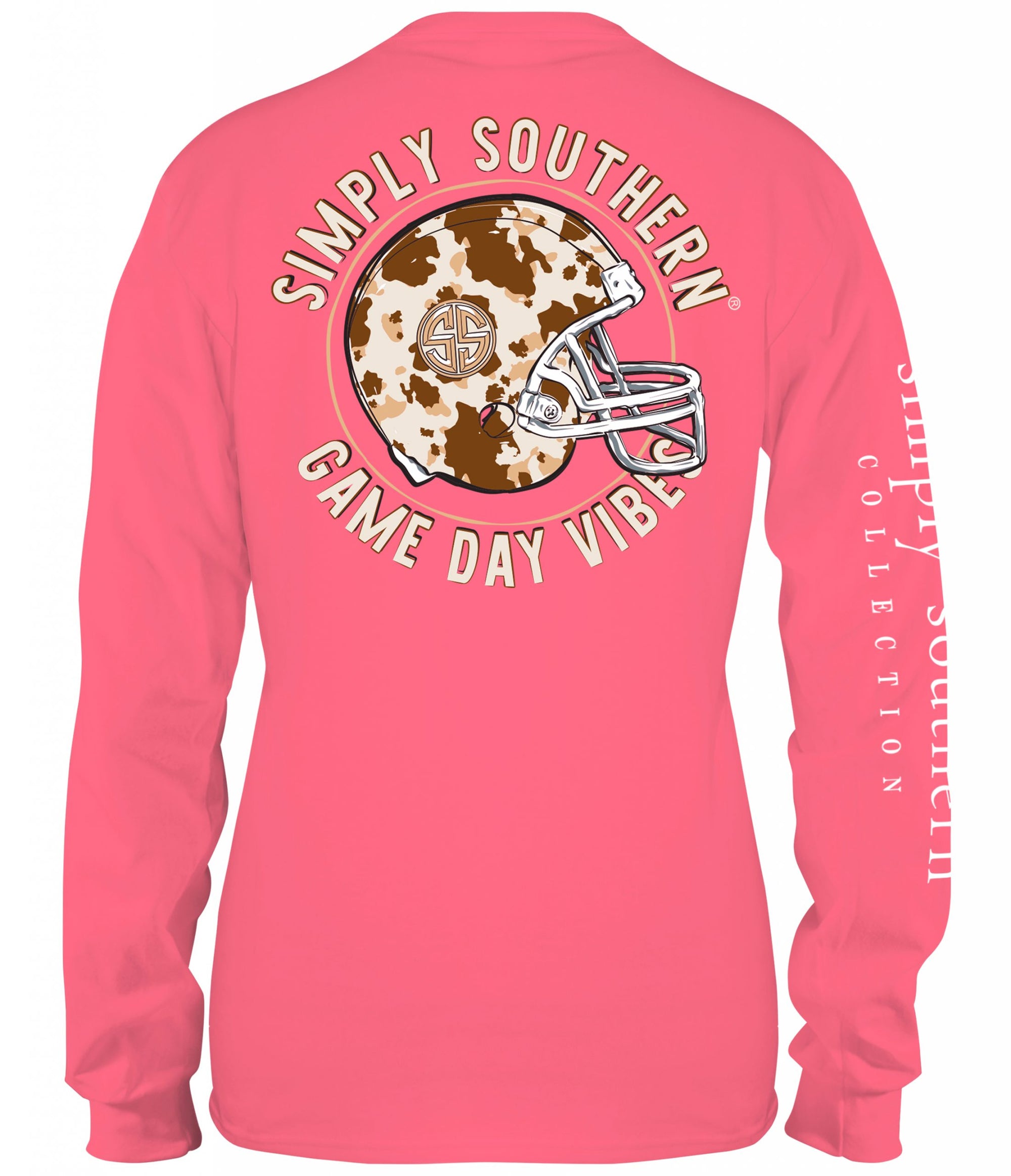 SALE Simply Southern Game Day Vibes Football Long Sleeve T-Shirt
