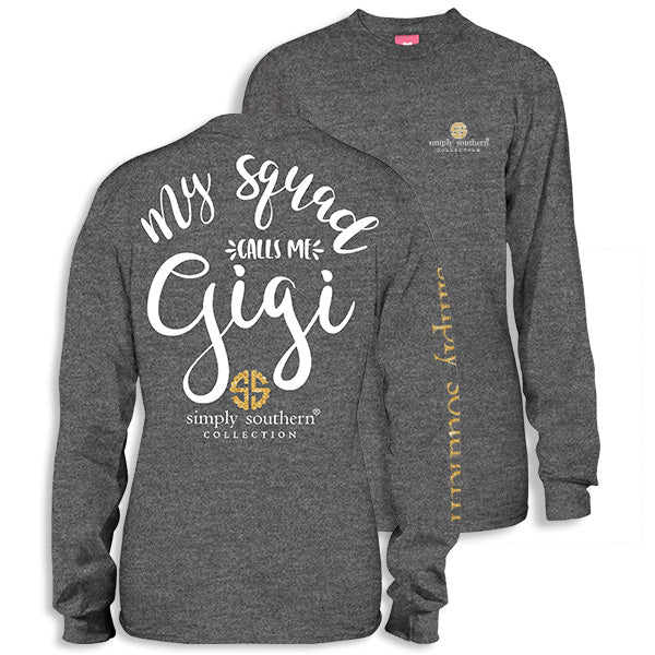 Simply Southern Preppy My Squad Gigi Long Sleeve T-Shirt