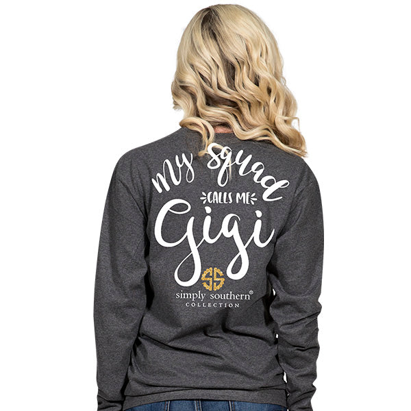 Simply Southern Preppy My Squad Gigi Long Sleeve T-Shirt