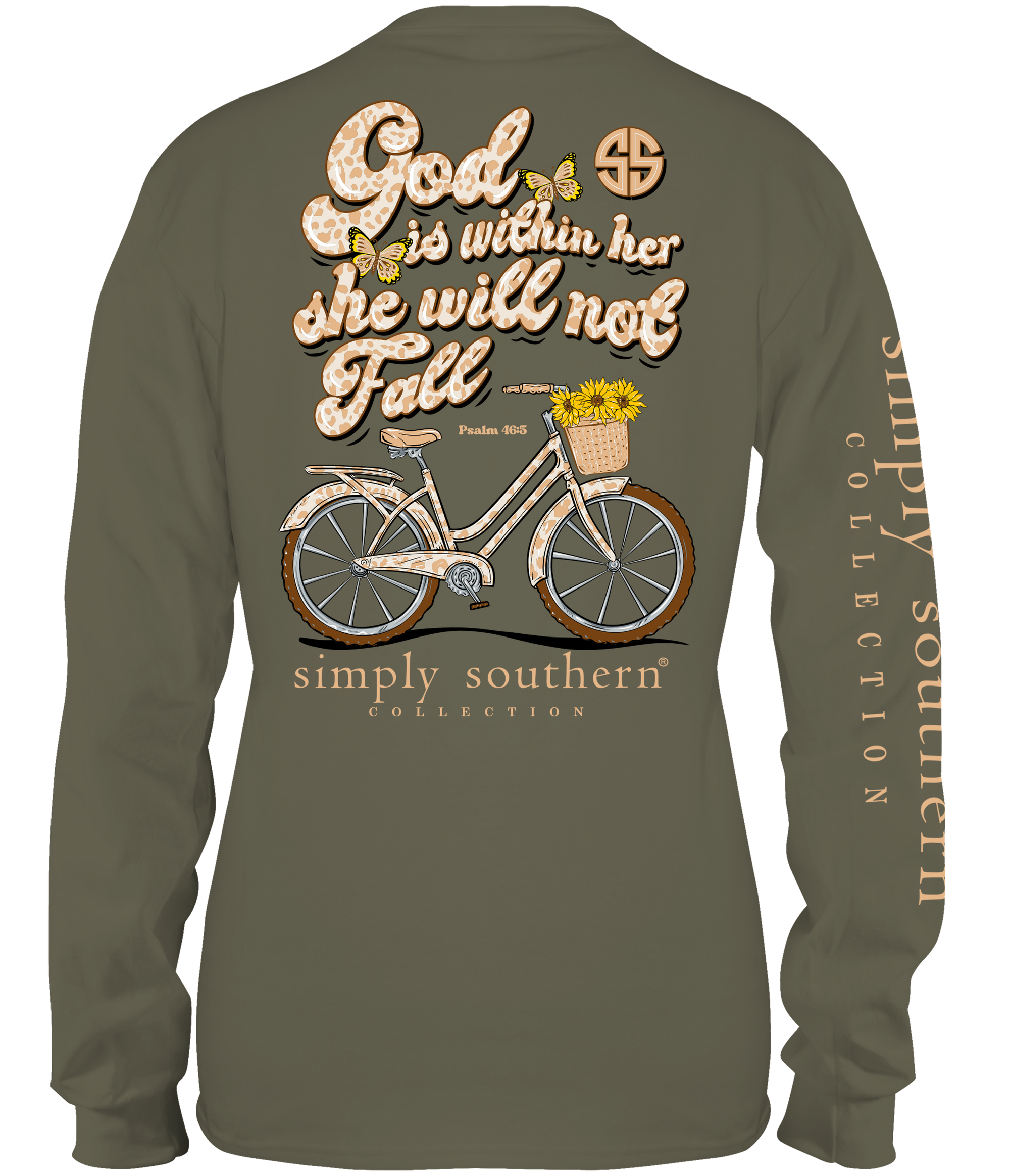SALE Simply Southern God Not Fall Bike Long Sleeve T-Shirt