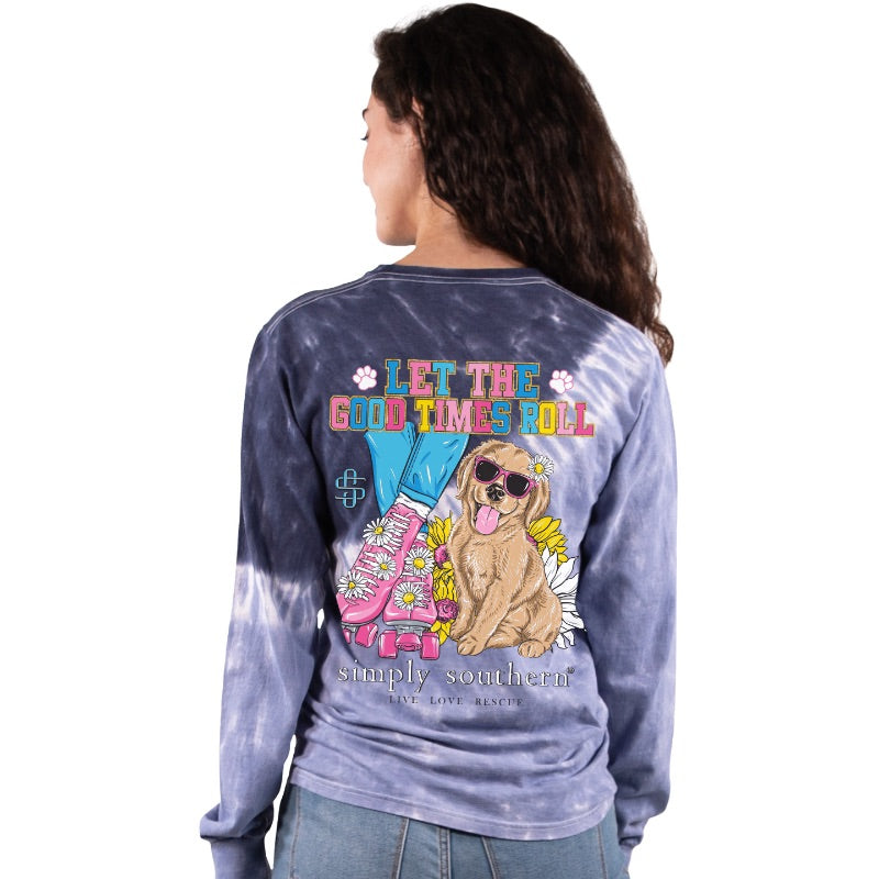 SALE Simply Southern Good Time Roll Long Sleeve T-Shirt