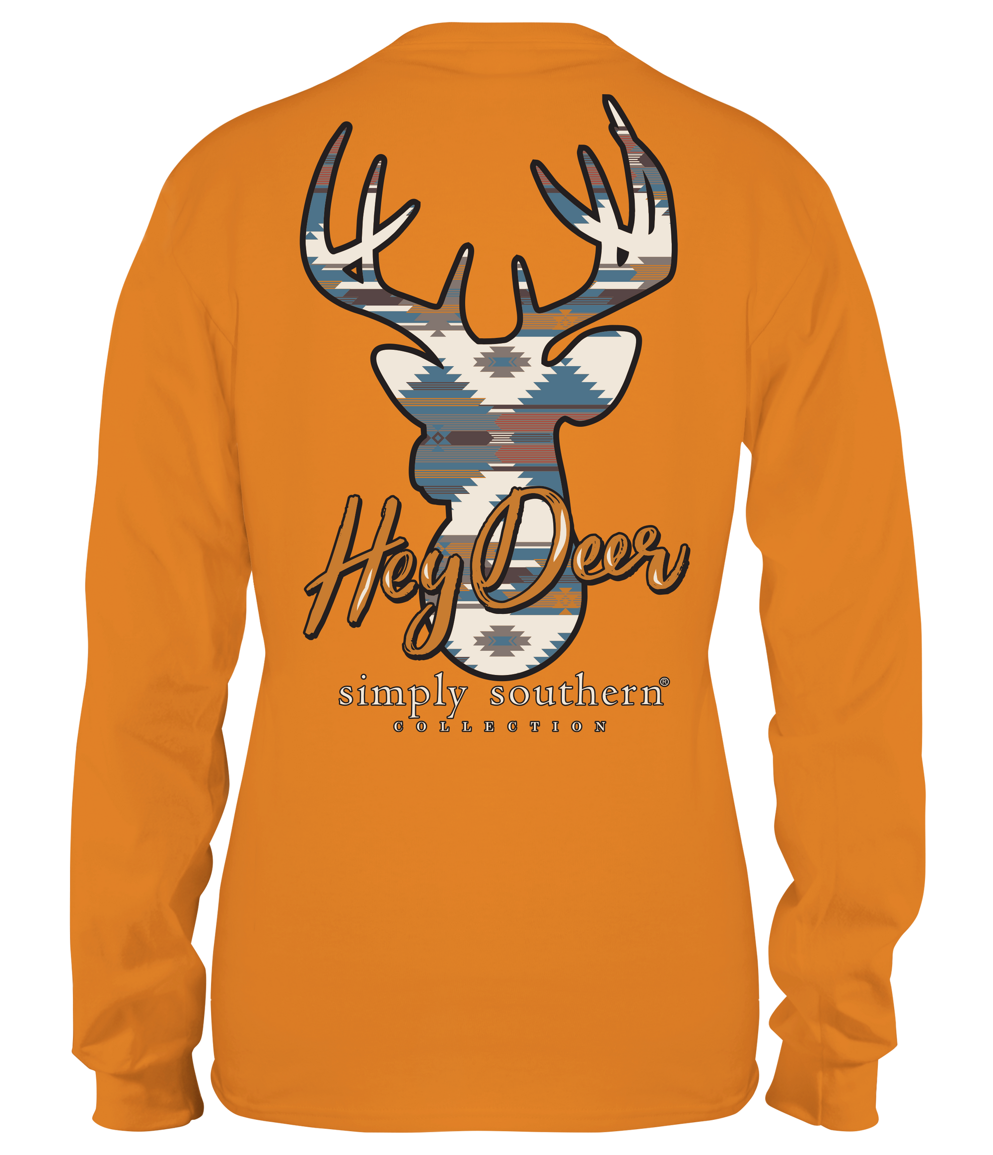SALE Simply Southern Preppy Hey Deer Long Sleeve T-Shirt