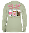 Simply Southern Cold Or Hot Latte Coffee Long Sleeve T-Shirt