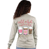 Simply Southern Cold Or Hot Latte Coffee Long Sleeve T-Shirt